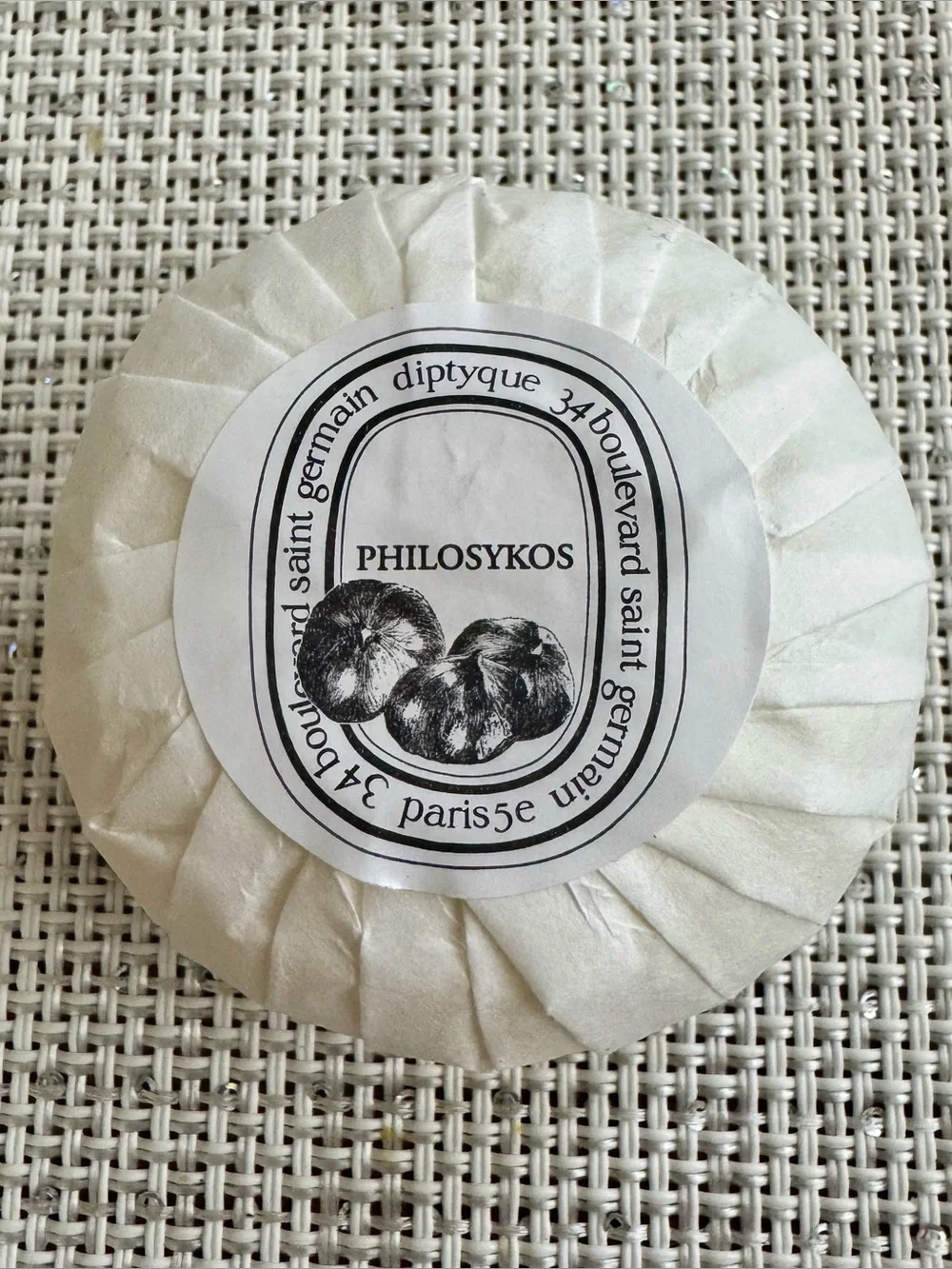 Diptyque Philosykos Soap Made In Italy 1.58 oz, 45 grams NEW